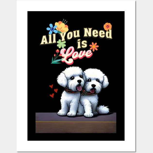 All You Need Is Love Wall Art by Cheeky BB